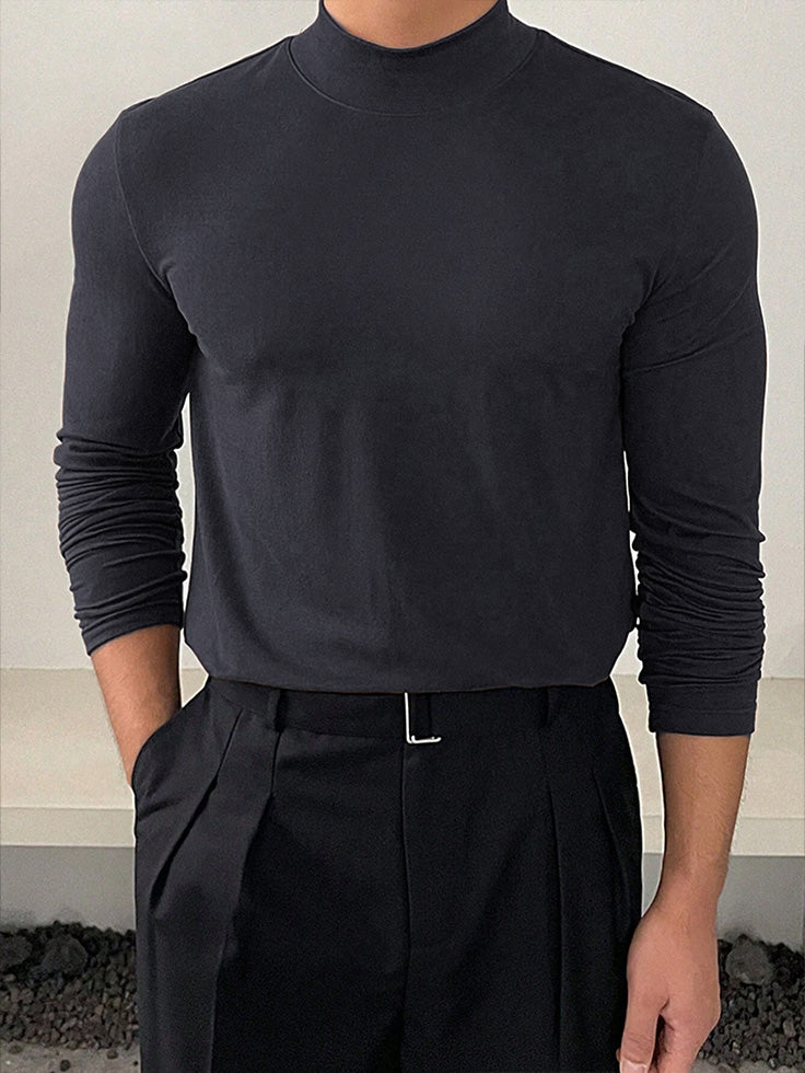 Gustav Mock Neck Shirt