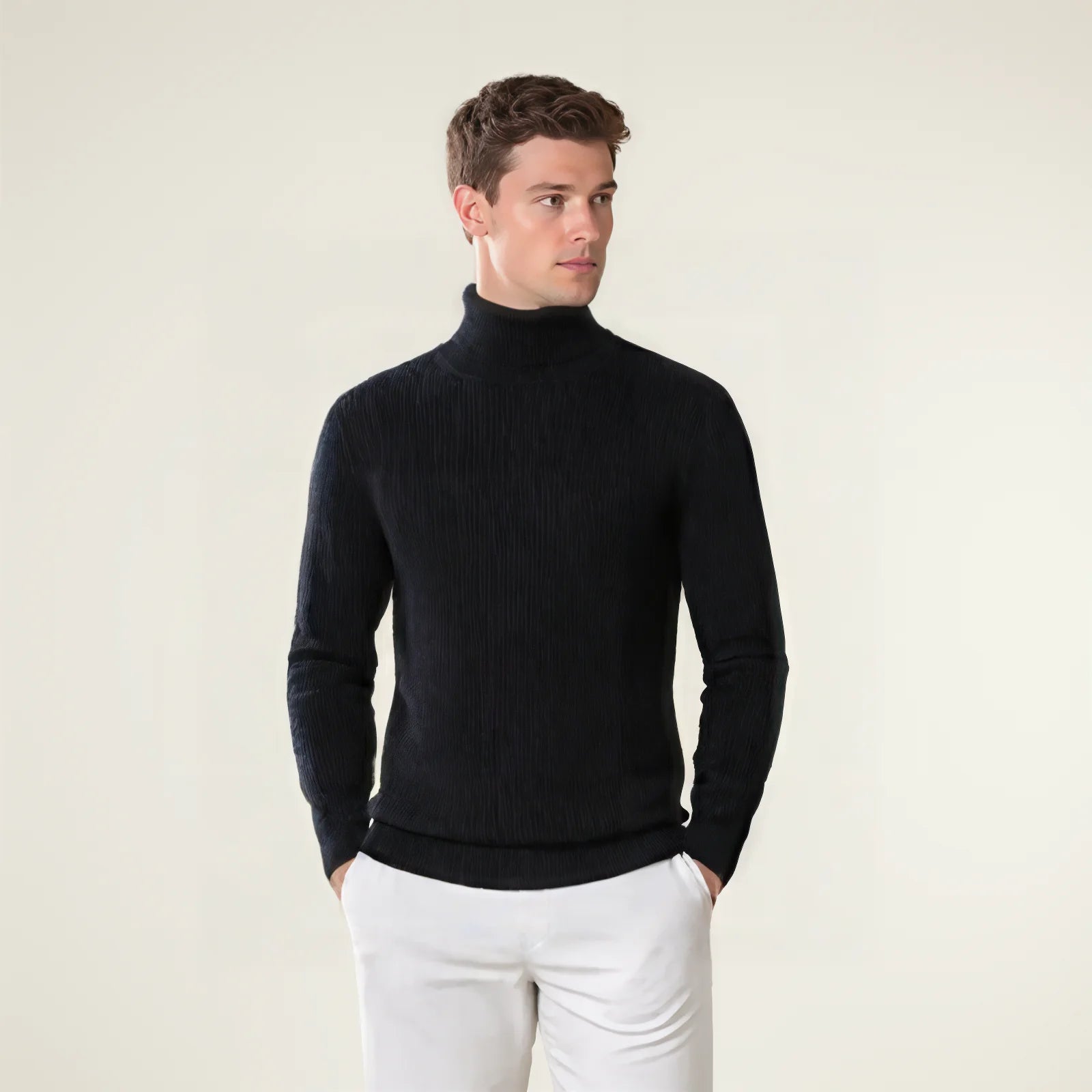 Marcello Ribbed Turtleneck