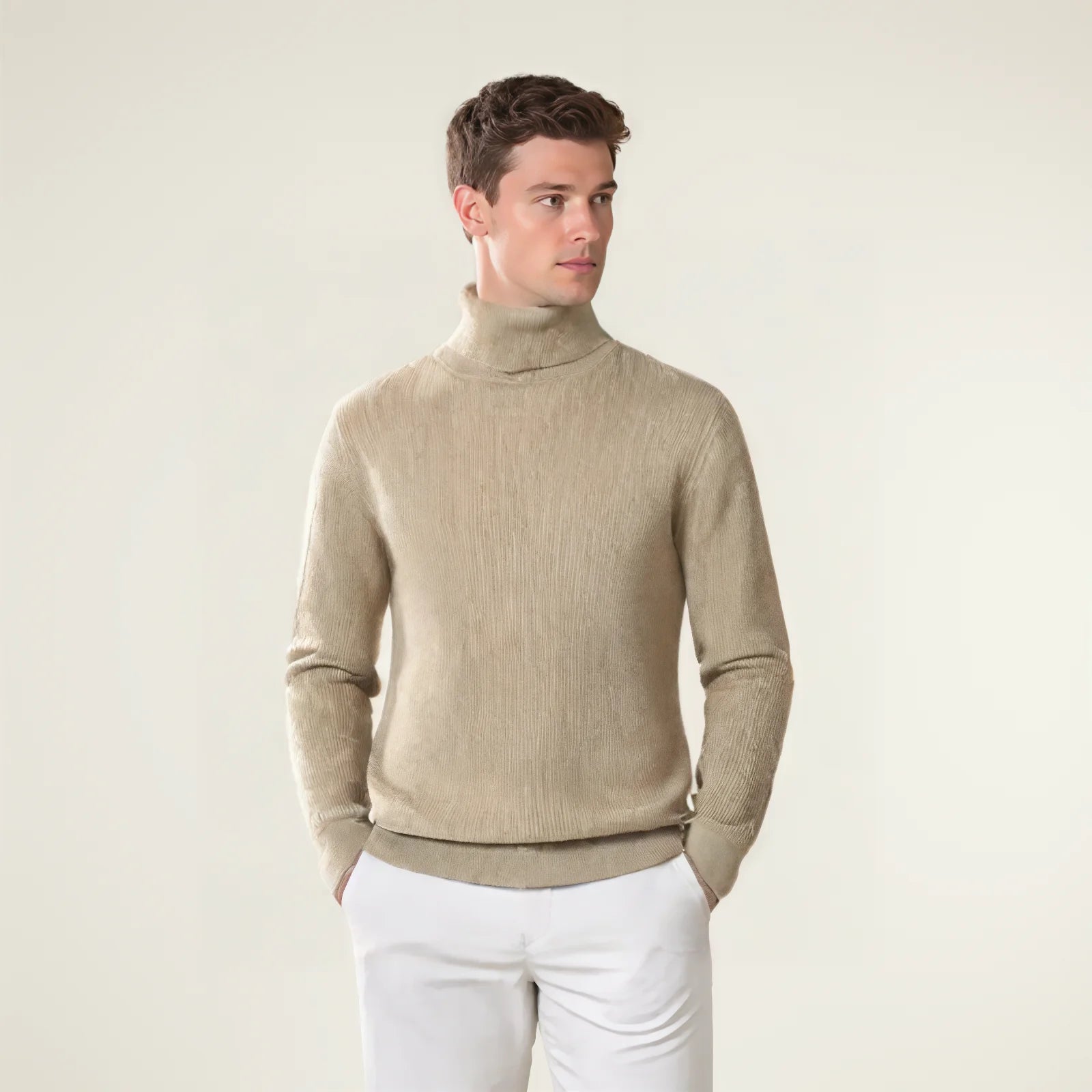 Marcello Ribbed Turtleneck