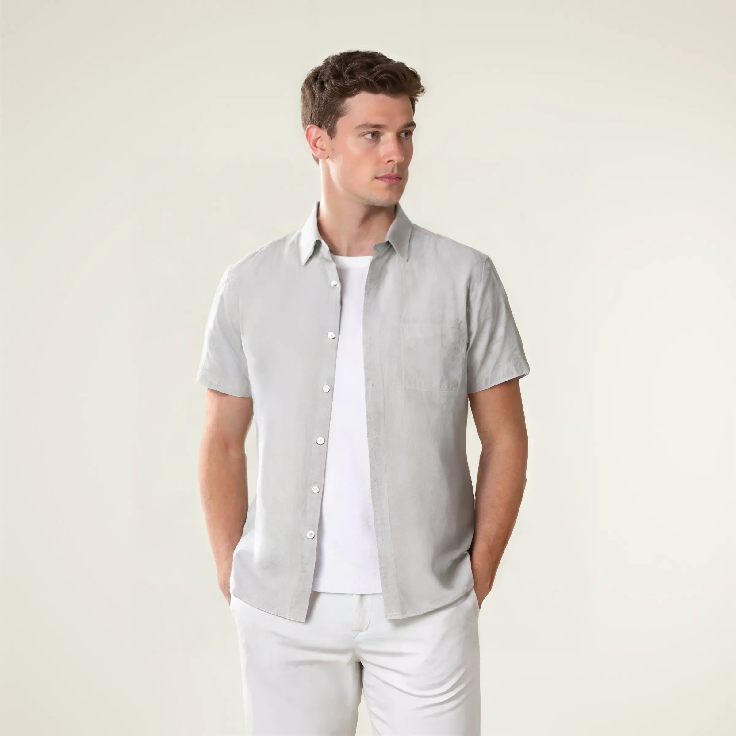 Amalfi Linen Resort Shirt