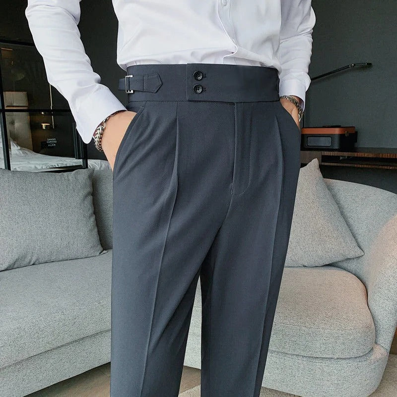 Sergio Buttoned Trousers