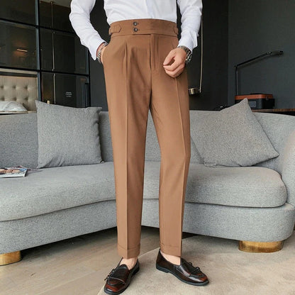 Sergio Buttoned Trousers