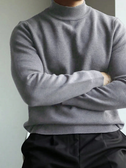 Stefansson Mock Neck Sweater